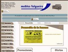 Tablet Screenshot of moblesfolgueira.com